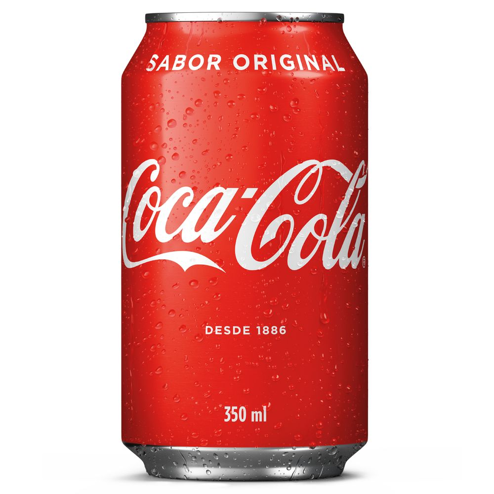 Lata de Coca-Cola sabor original, 350ml